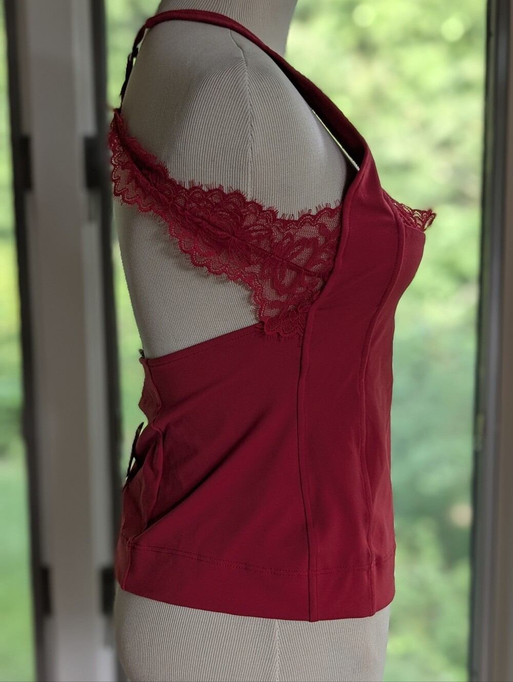 NWT FREE PEOPLE INTIMATELY LOOKING GOOD CAMI Size M RED - Picture 4 of 10